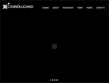 Tablet Screenshot of casinolugano.ch